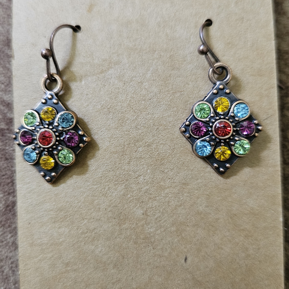 Othr Multicolor Crystal Earrings